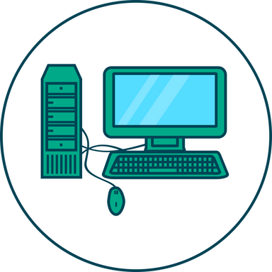 Desktop Computer Icon       